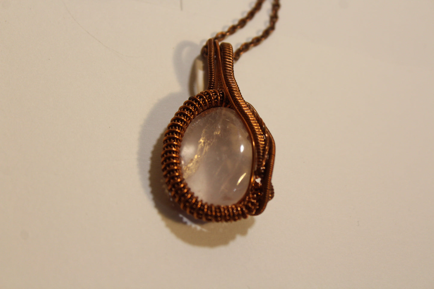 Rose Quartz Heady Pendant