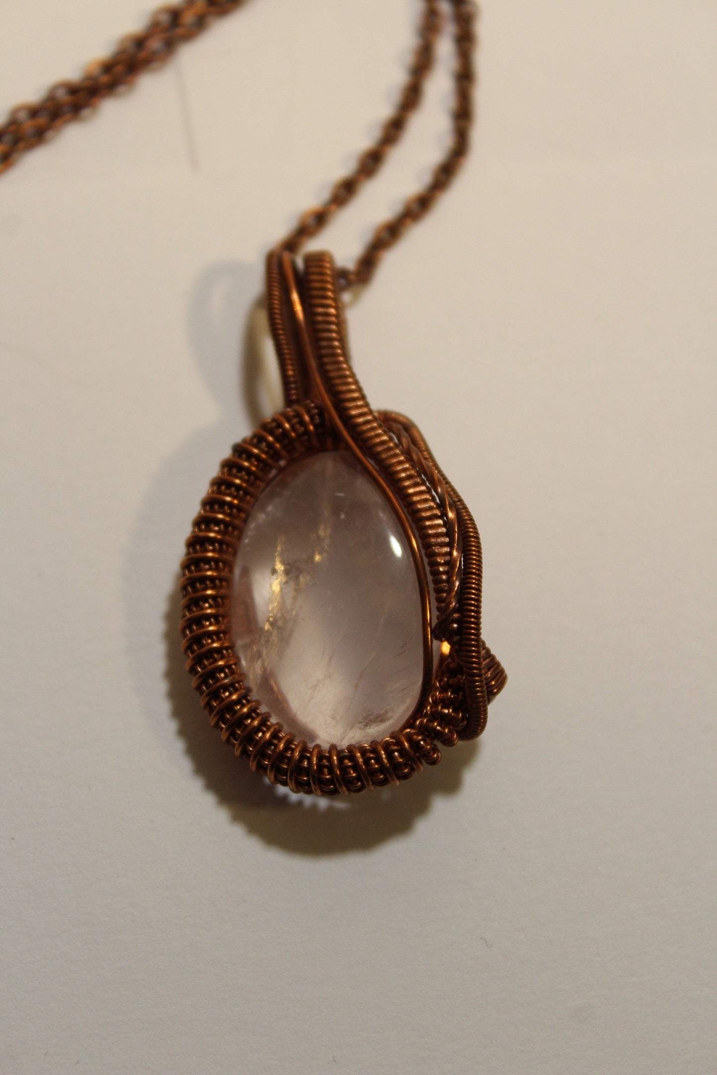 Rose Quartz Heady Pendant