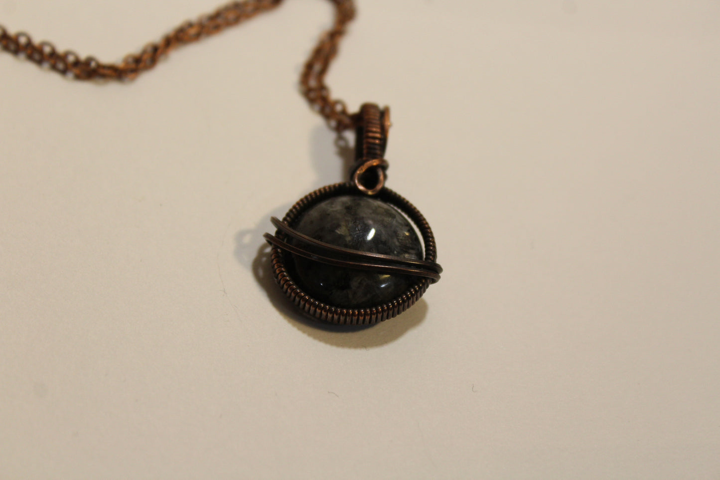 Larvikite Planet Pendant