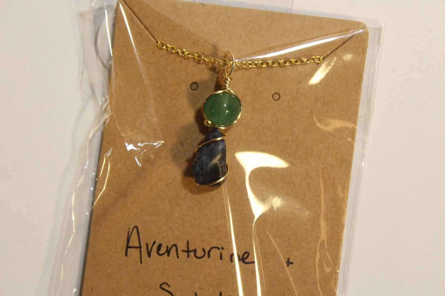 Aventurine & Sodalite Dainty Double