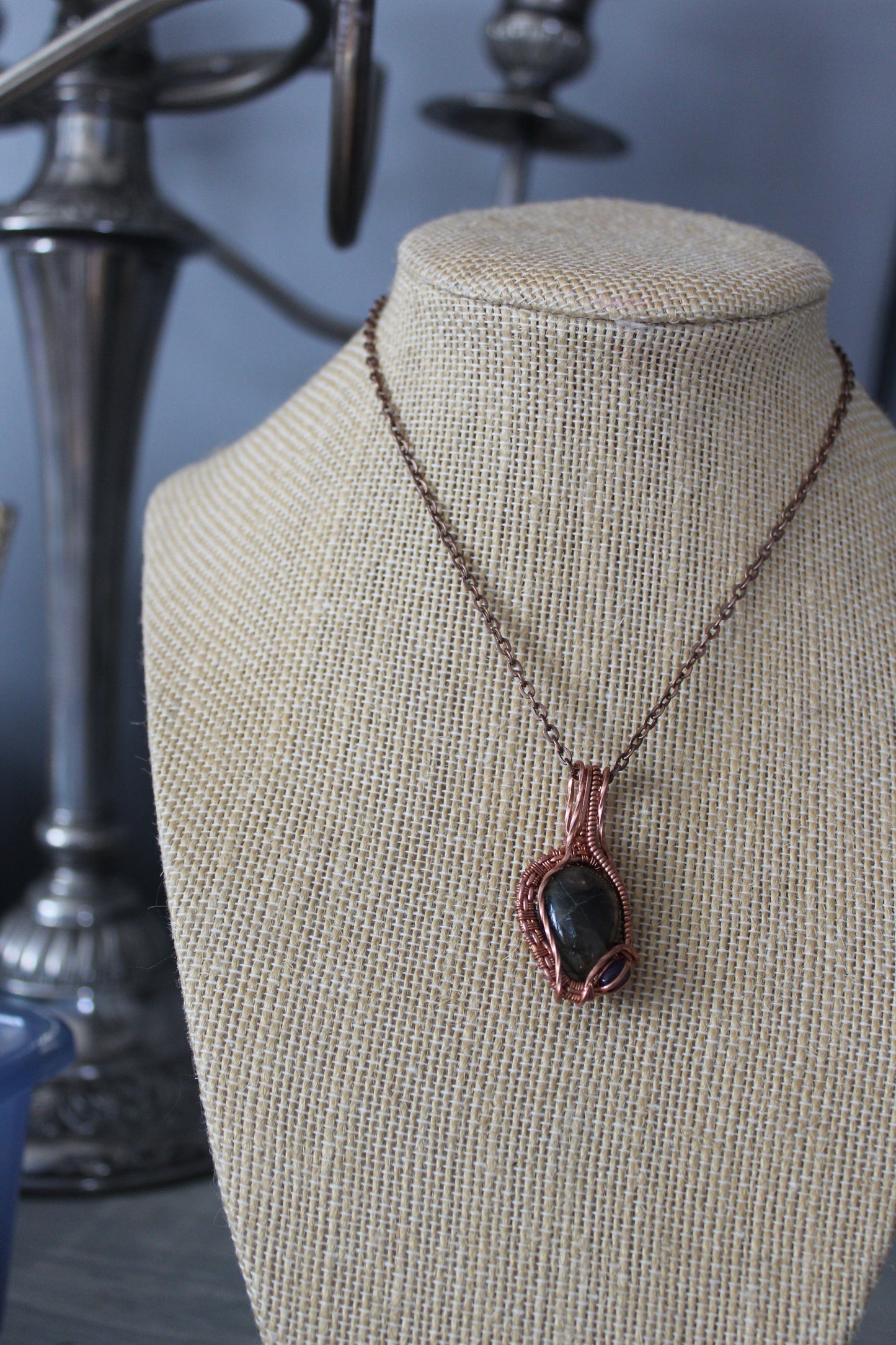 Labradorite & Amethyst