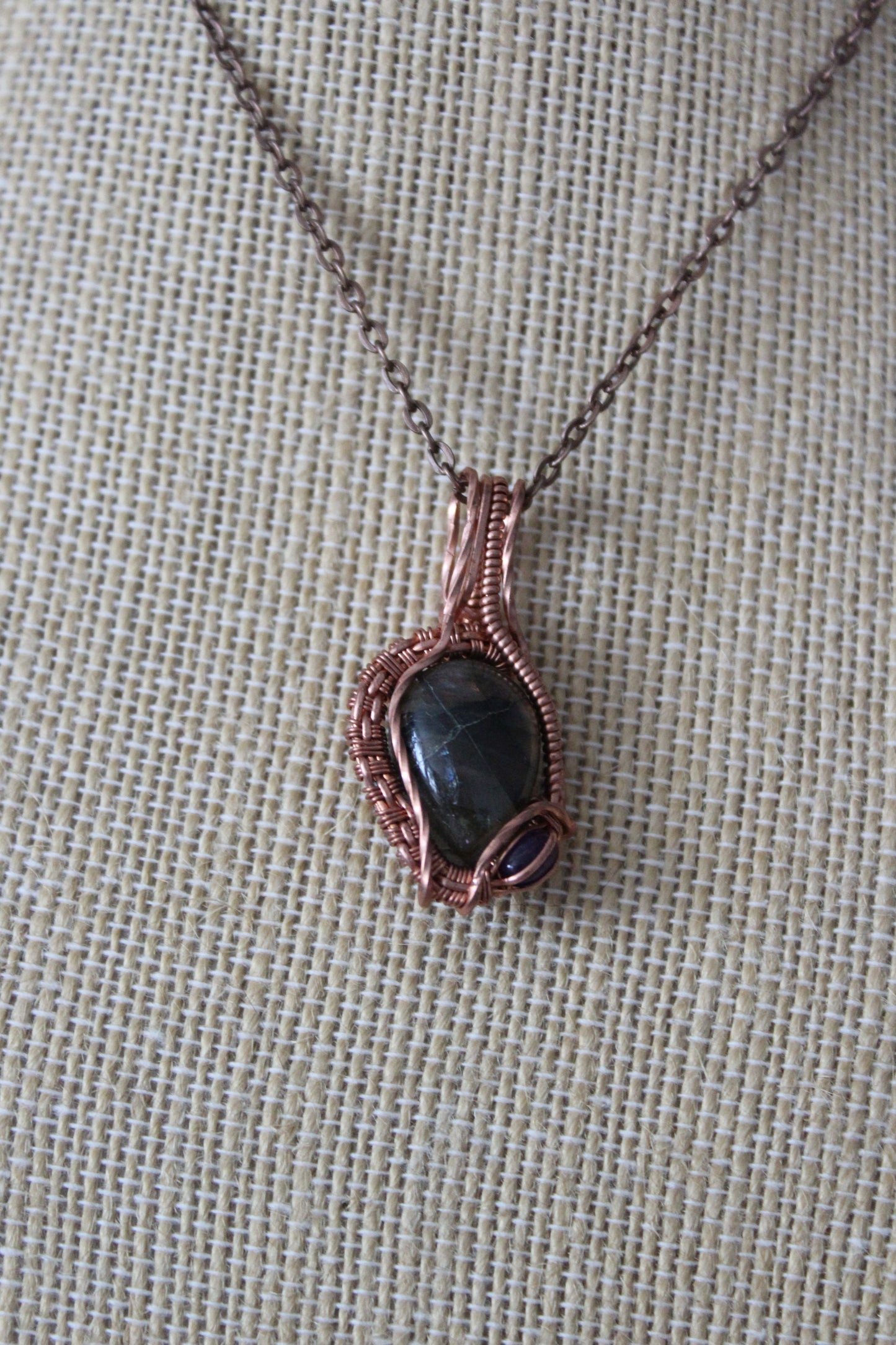 Labradorite & Amethyst