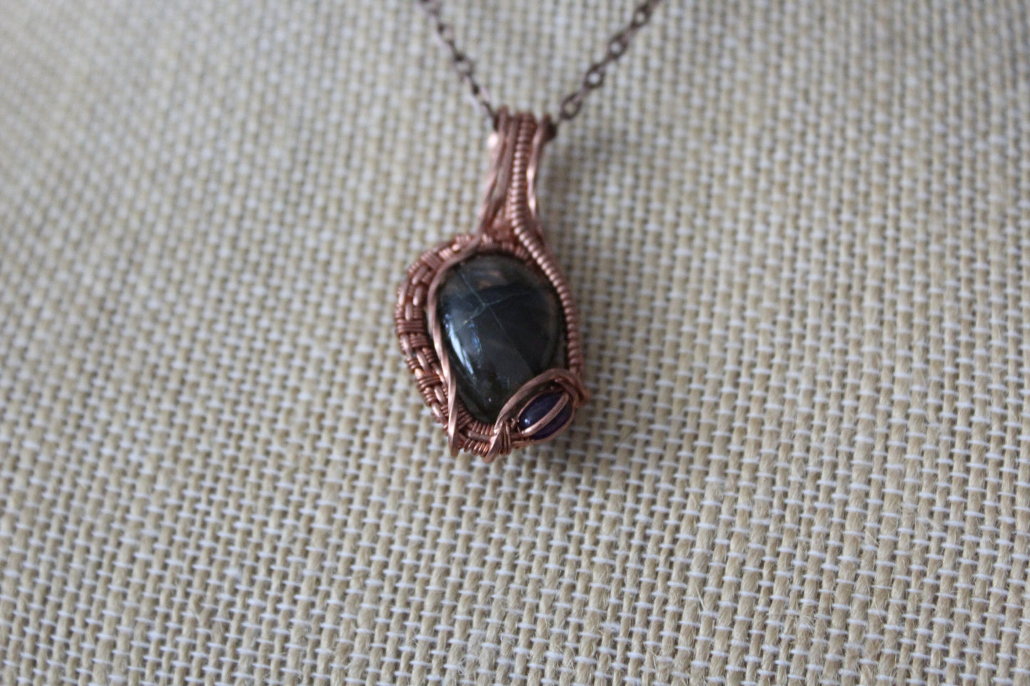 Labradorite & Amethyst