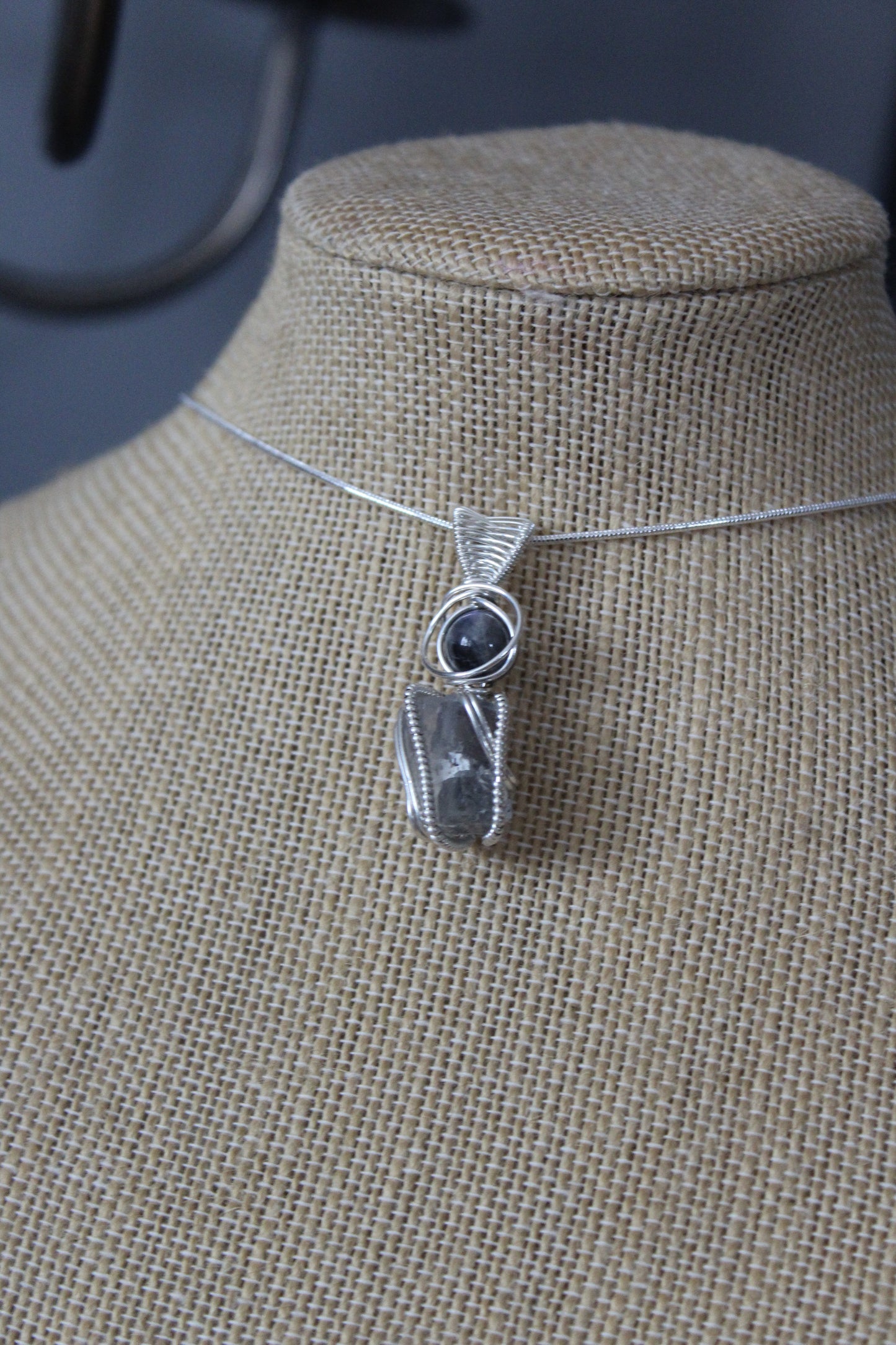 Labradorite & Aquamarine Pendant