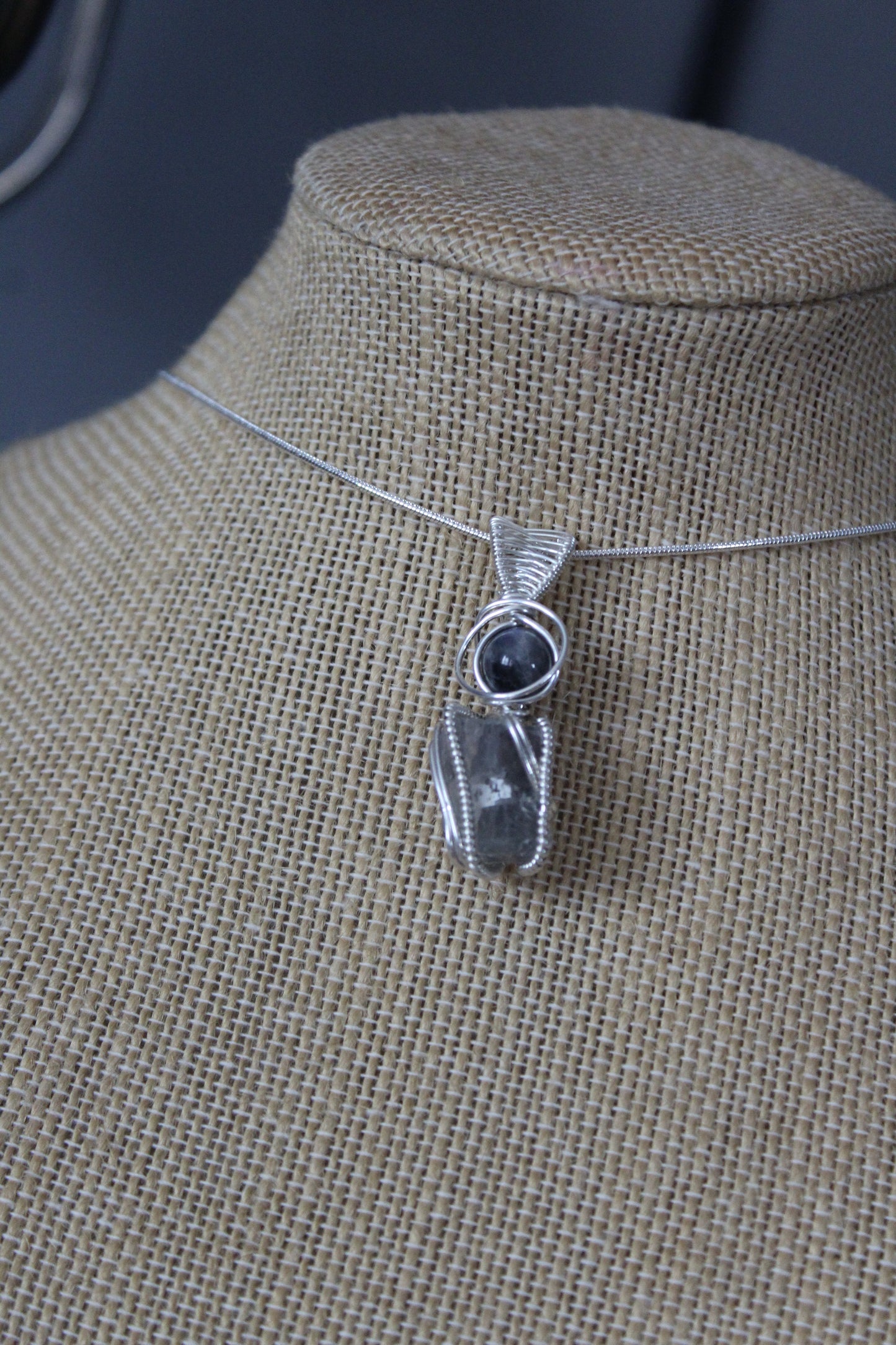 Labradorite & Aquamarine Pendant