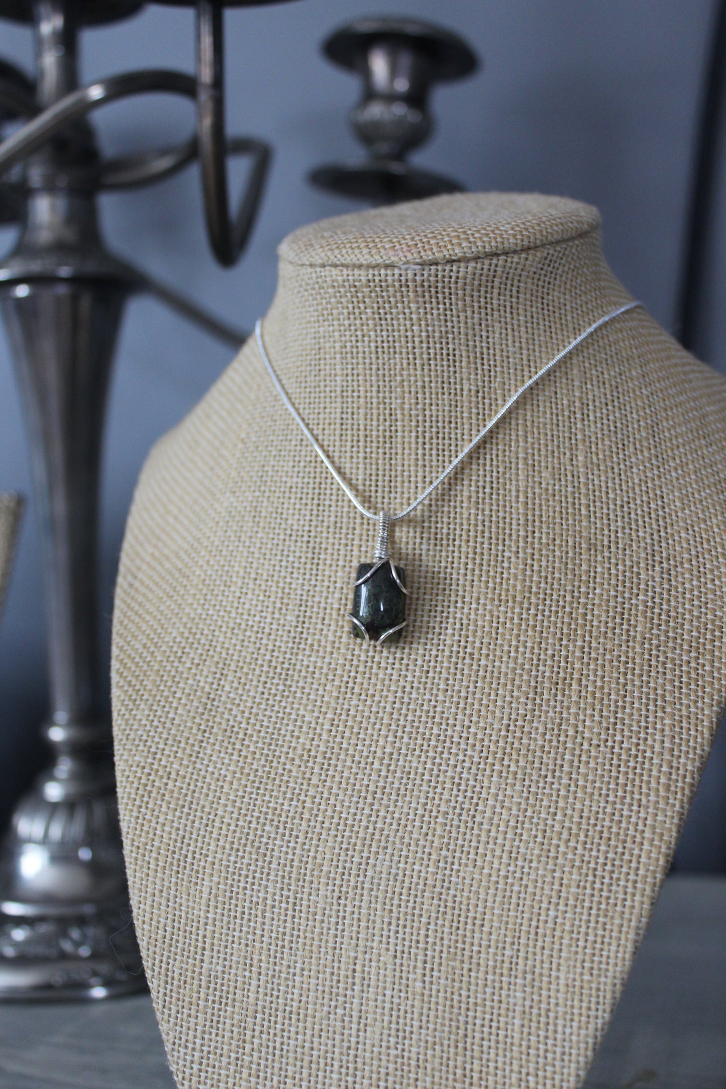 Dragon's Blood Jasper Pendant