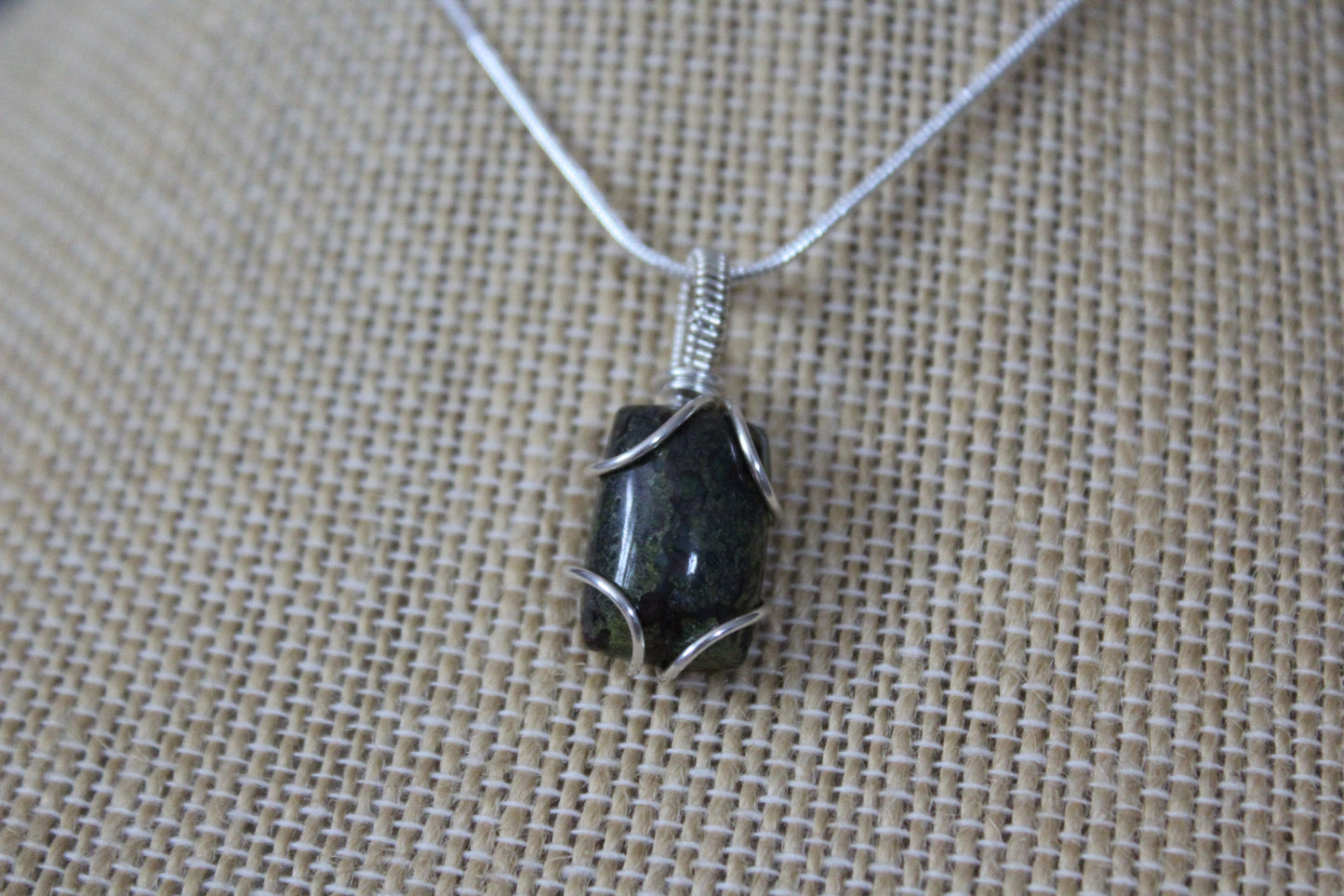 Dragon's Blood Jasper Pendant