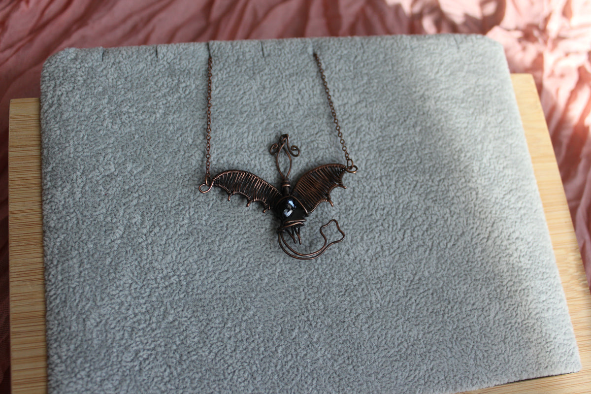 Obsidian Dragon Pendant