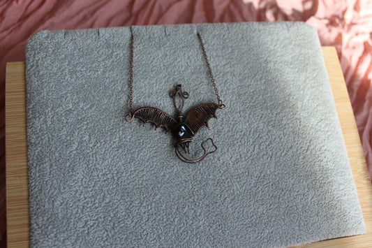 Obsidian Dragon Pendant