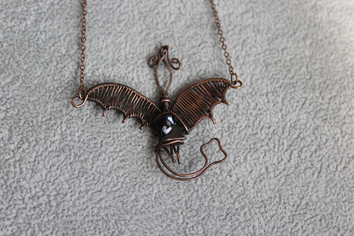 Obsidian Dragon Pendant