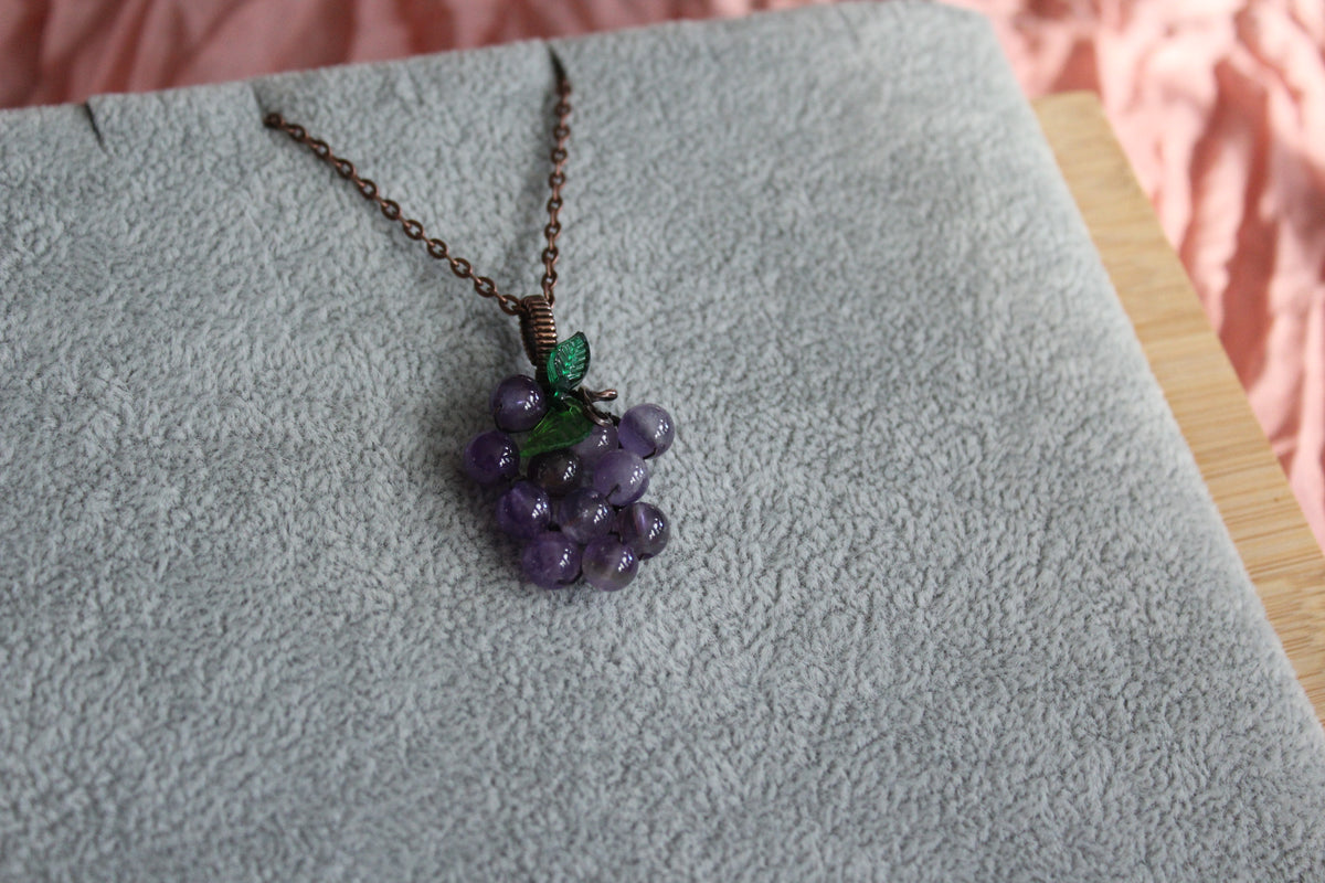 Amethyst Grape Pendant 1