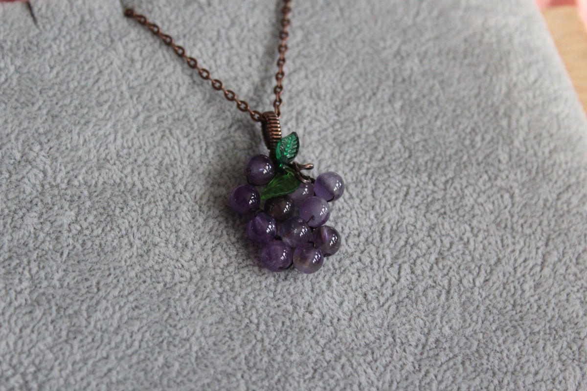 Amethyst Grape Pendant 1