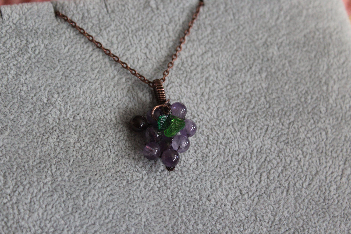 Amethyst Grape Pendant 2