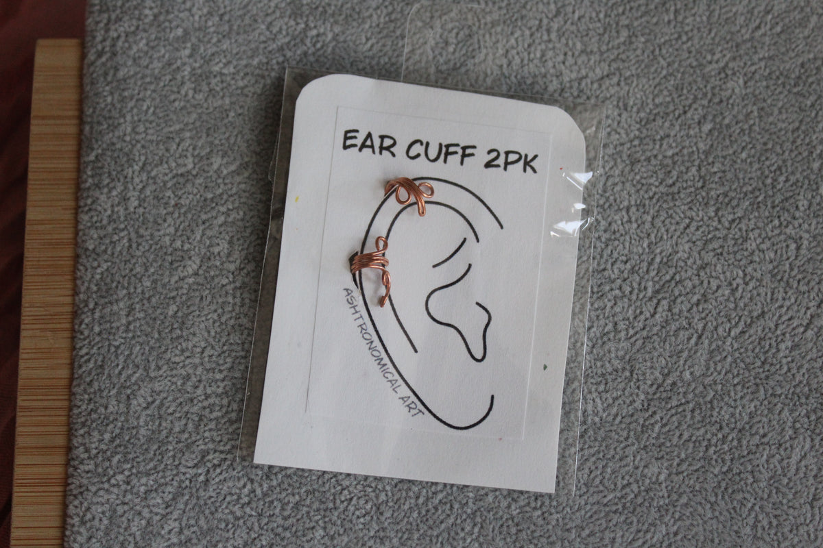 Copper Ear Cuffs - 2pk