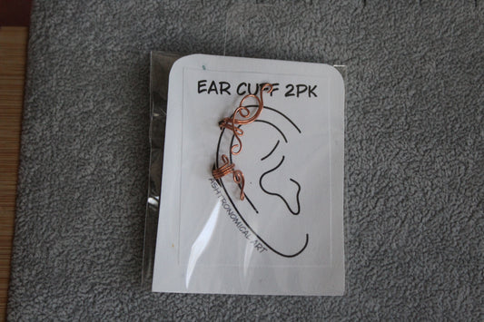 Copper Ear Cuffs - 2pk - B