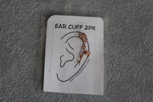 Copper Ear Cuffs - 2pk - E