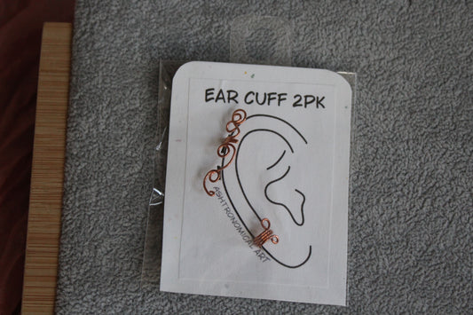 Copper Ear Cuffs - 2pk - F