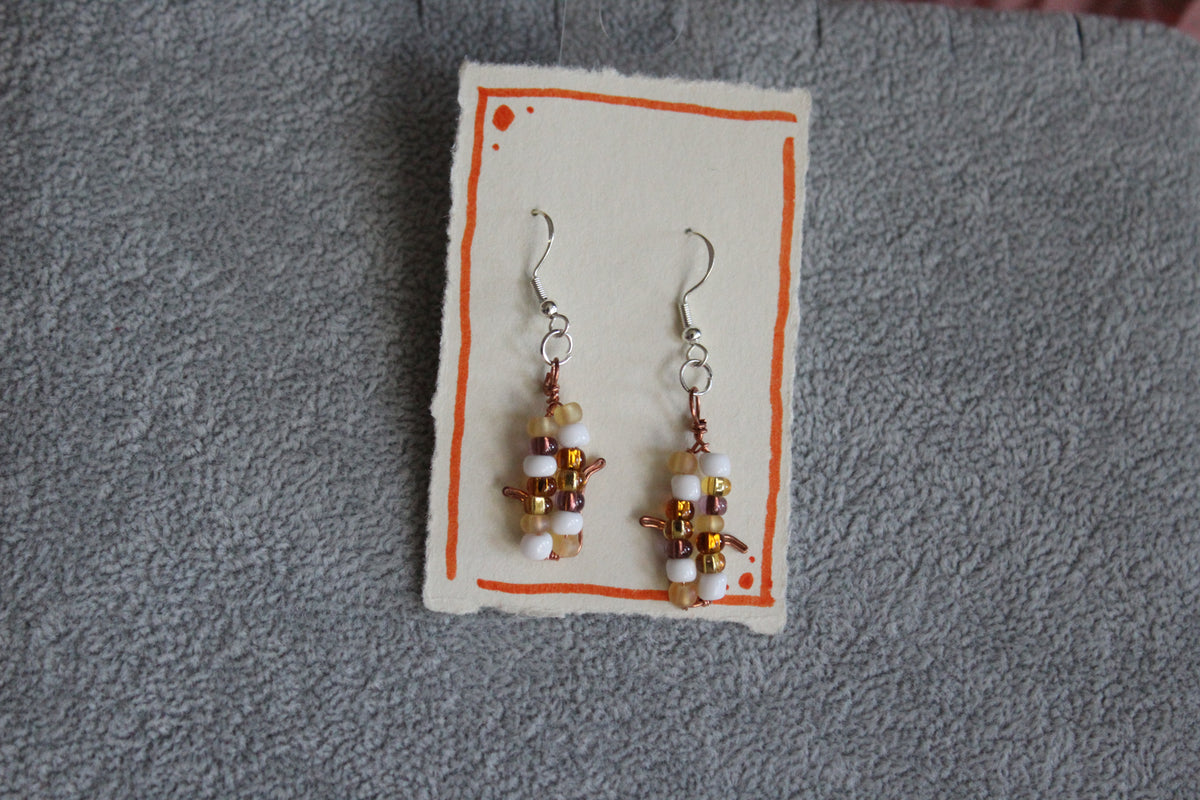 Rainbow Corn Earrings