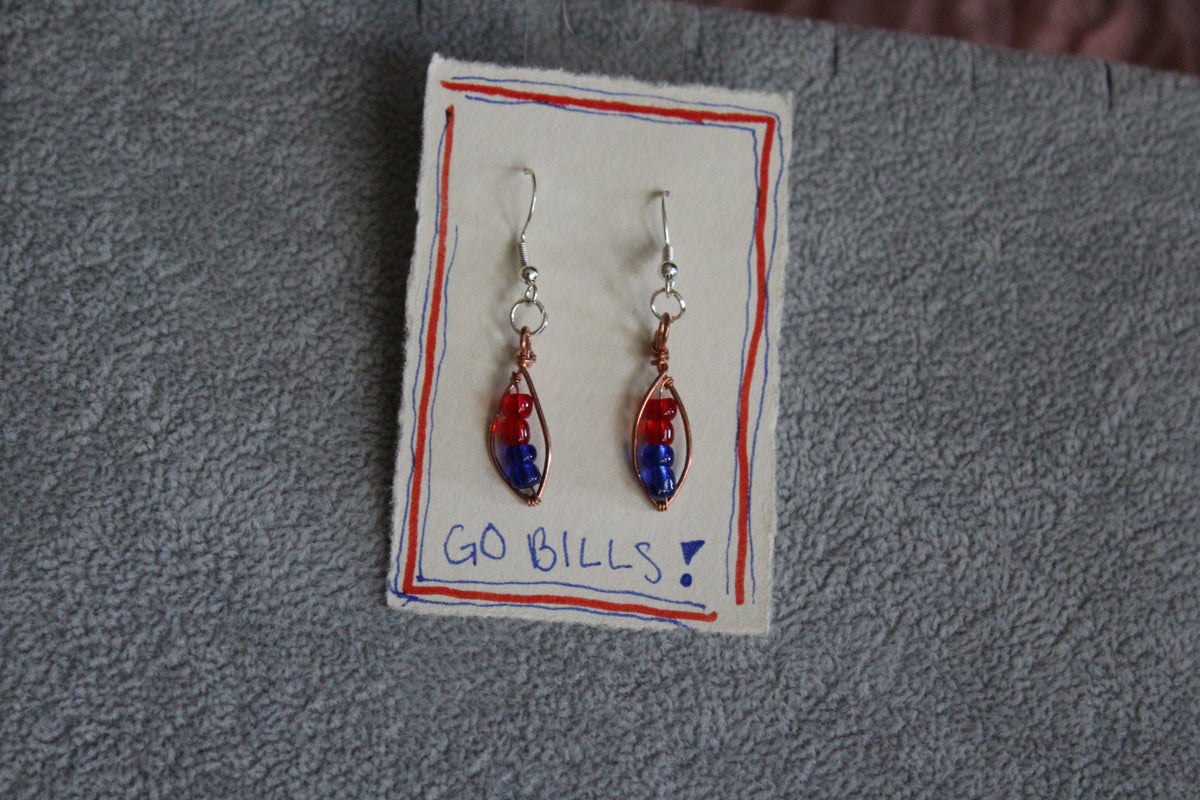 Buffalo Football Earrings